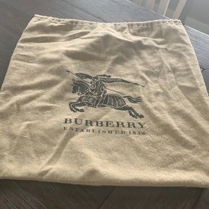 Burberry dust bag